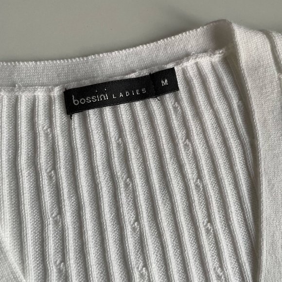 White Bossini Cardigan - Picture 2 of 3